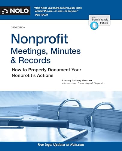 Nonprofit Meetings, Minutes &amp; Records: How to Properly Document Your Nonprofit's Actions