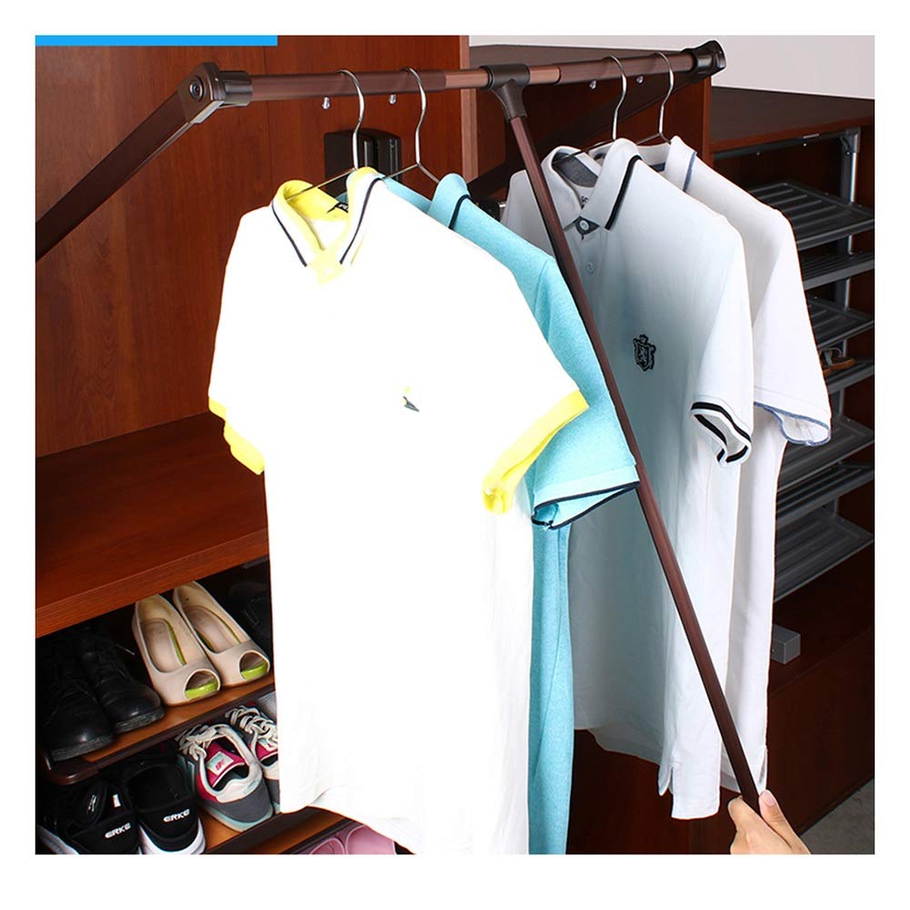 Coulisse de levage de la chambre pour attraper vos habits sans effort