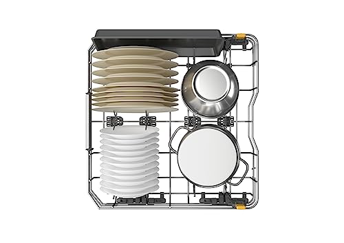 Bauknecht B7F HS51 X Freistehender Geschirrspüler/60 CM/15 Maßgedecke/PowerClean Pro-Effektive Hochdruckdüsen/Natural Dry-Automatische Türoffnung-Bessere Trocknung/MaxiSpace-Mehr Innenraum