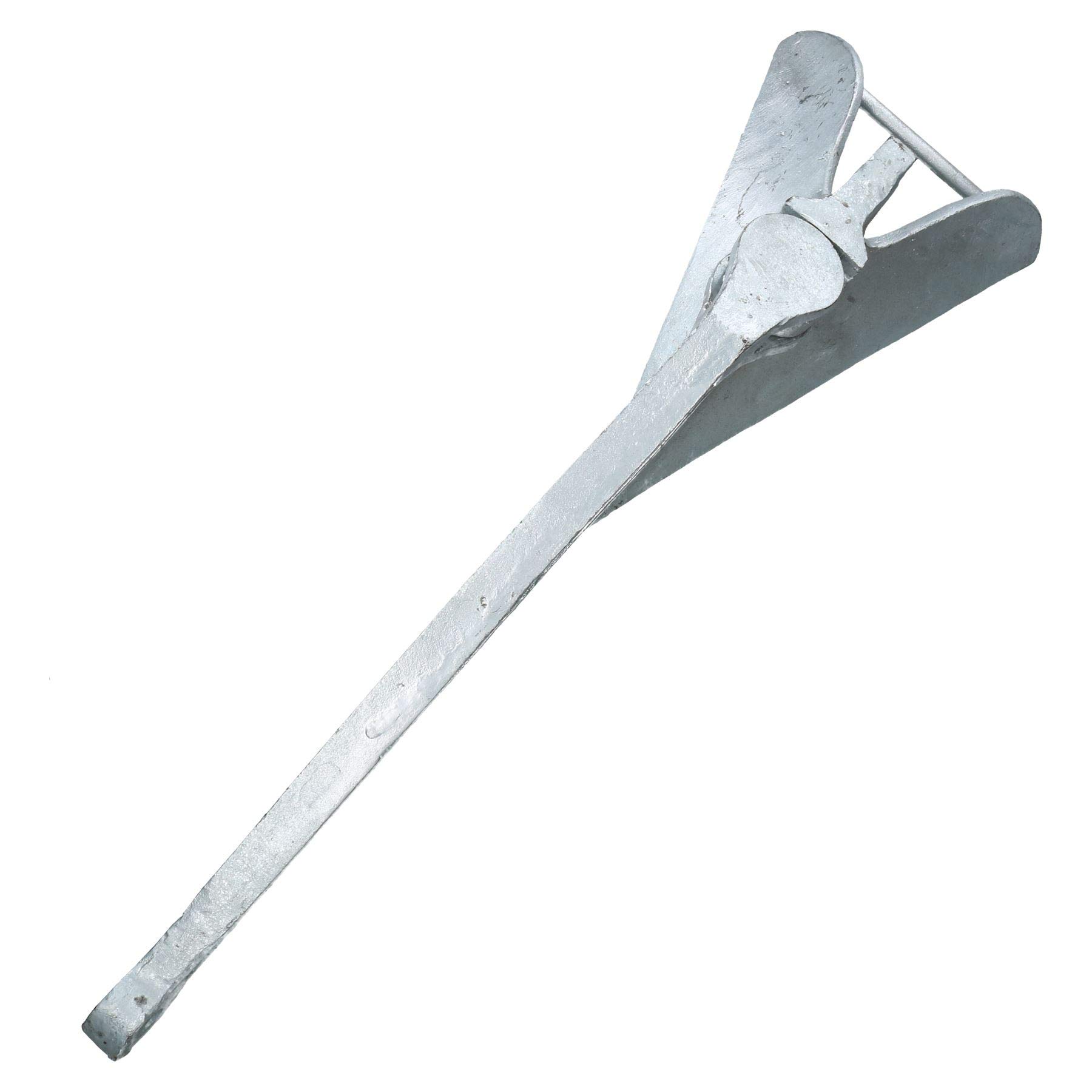 Arado ancla crucero 7kg mango giratorio galvanizado para medianas Barcos/Yates