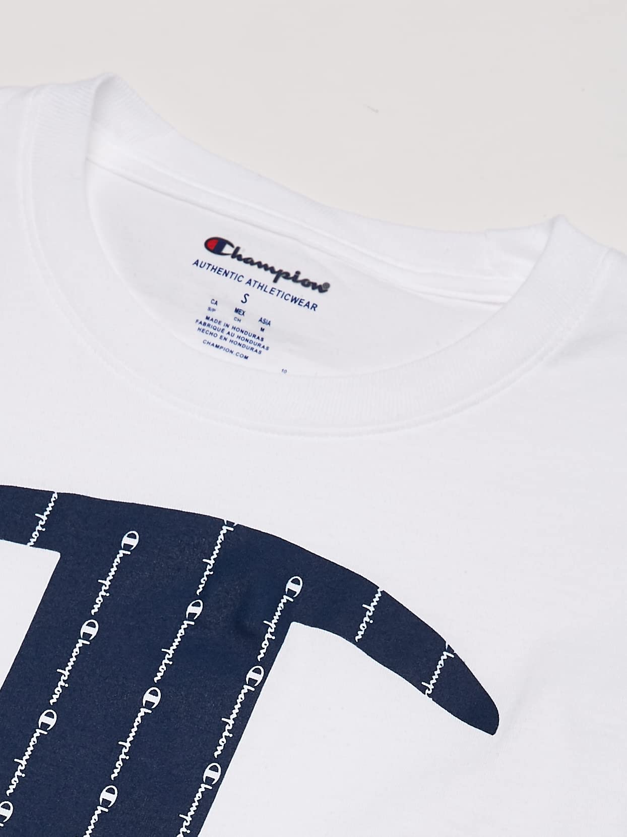 Champion Men's T-Shirt, Men's Crewneck Cotton Tee, Men's Mid-Weight T-Shirt