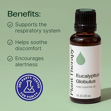 Plant Therapy Eucalyptus Globulus Essential Oil 30 mL Pure Essential Oil