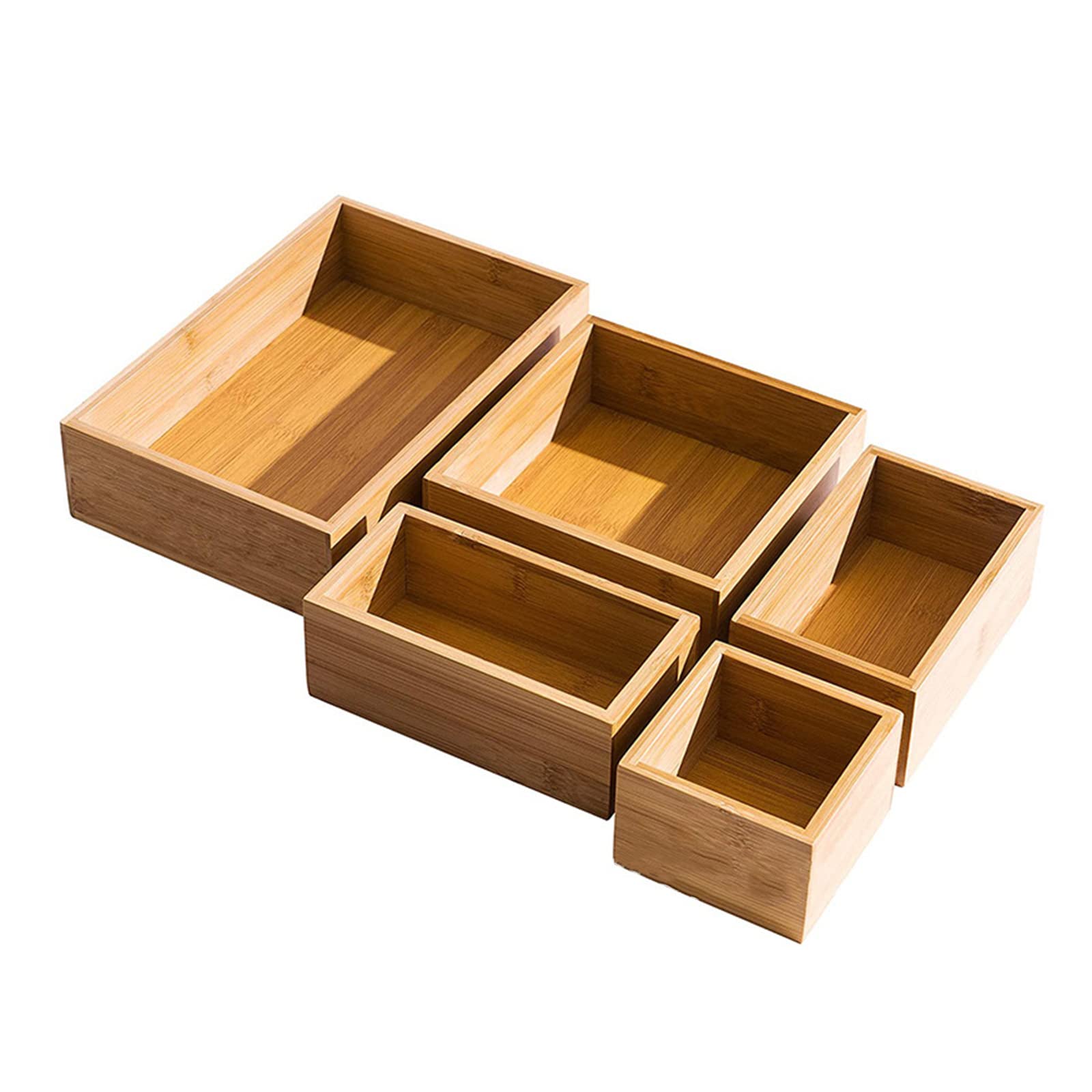 Bandeja organizadora de cajones para cubiertos, divisor de cubiertos, soporte para utensilios, bandeja de almacenamiento de cubiertos para cajón de cocina, encimera, maquillaje, organizador de baño