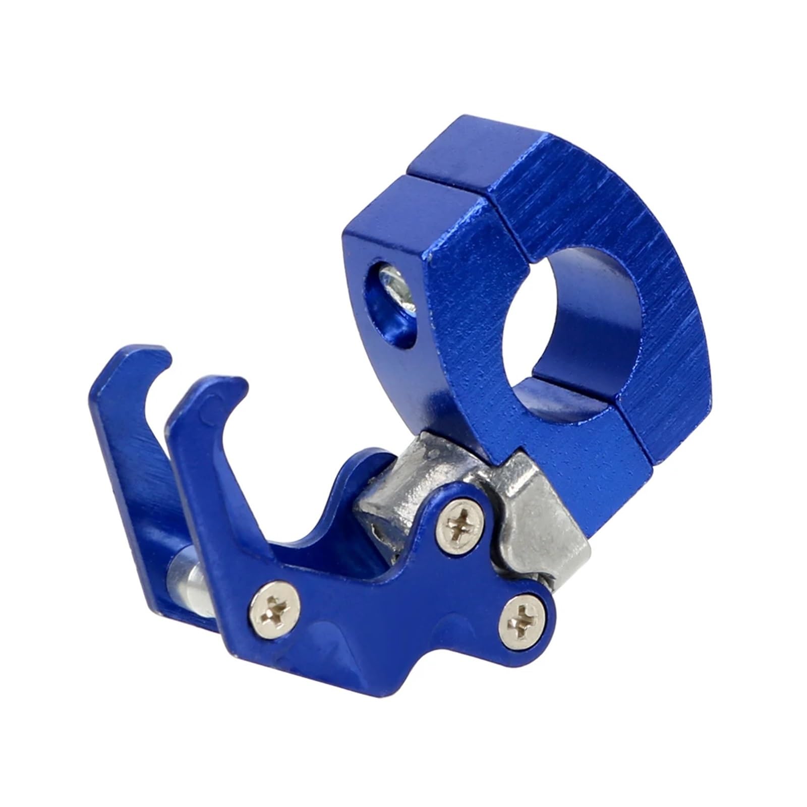 Auytcin Blue Bike Hook Storage Hook For Bike Bicycle Storage Bag Aluminum Clips Luggage Hanger Moto Fasteners On Handlebar 22Mm Helmet Claw Hook Motorcycle Holder(Blue)