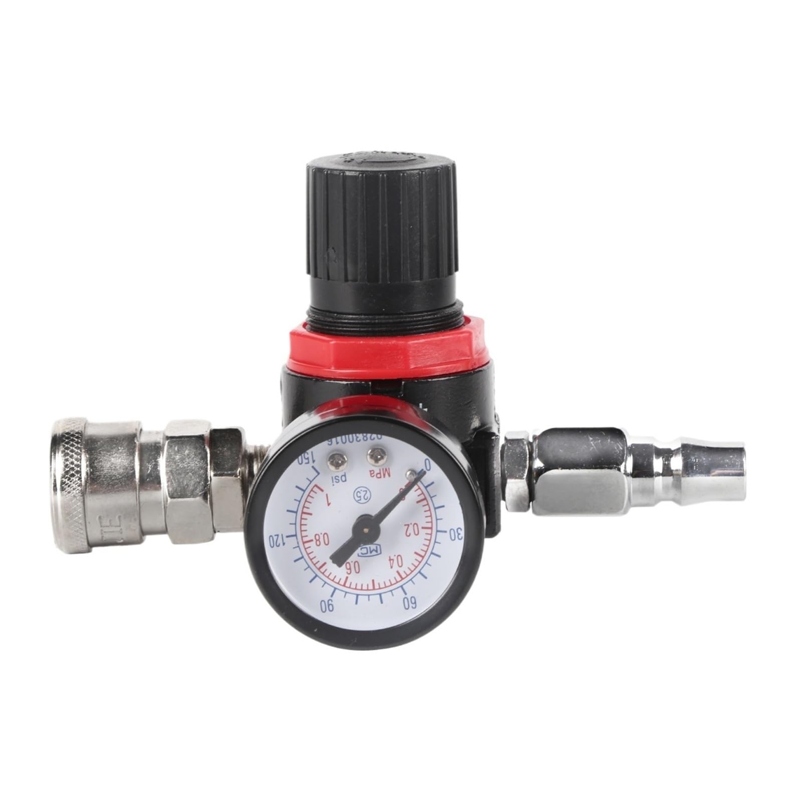 Manomètre compresseur d'air 1/4 et valve de régulation pneumatique