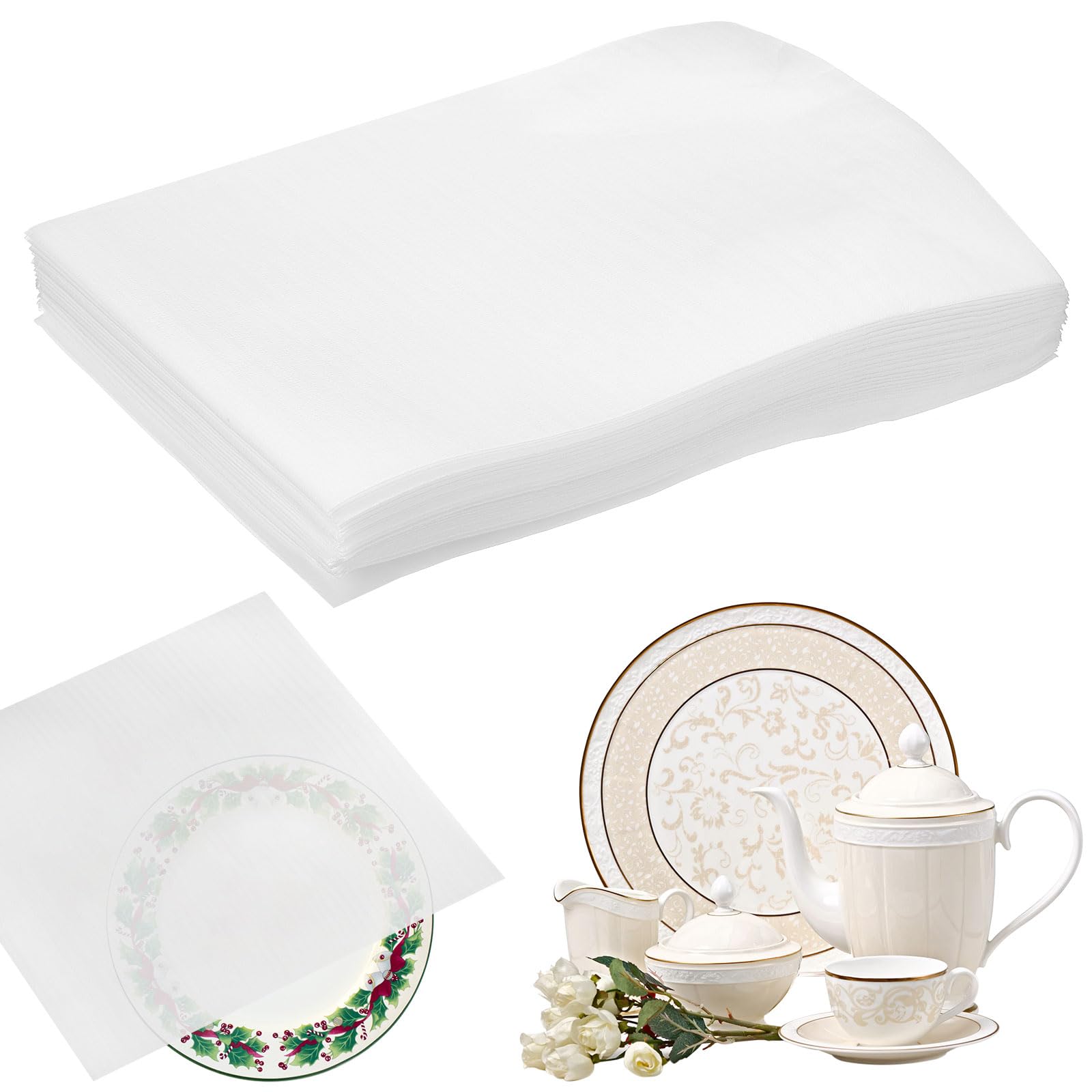 sourcing map 25 Pcs Cushion Foam Pouches, 10" x 7" Cushioning Packing Supplies Cushioning Foam Padding Sheets for Moving and Packaging Dishes, China, Books, Photo Frame