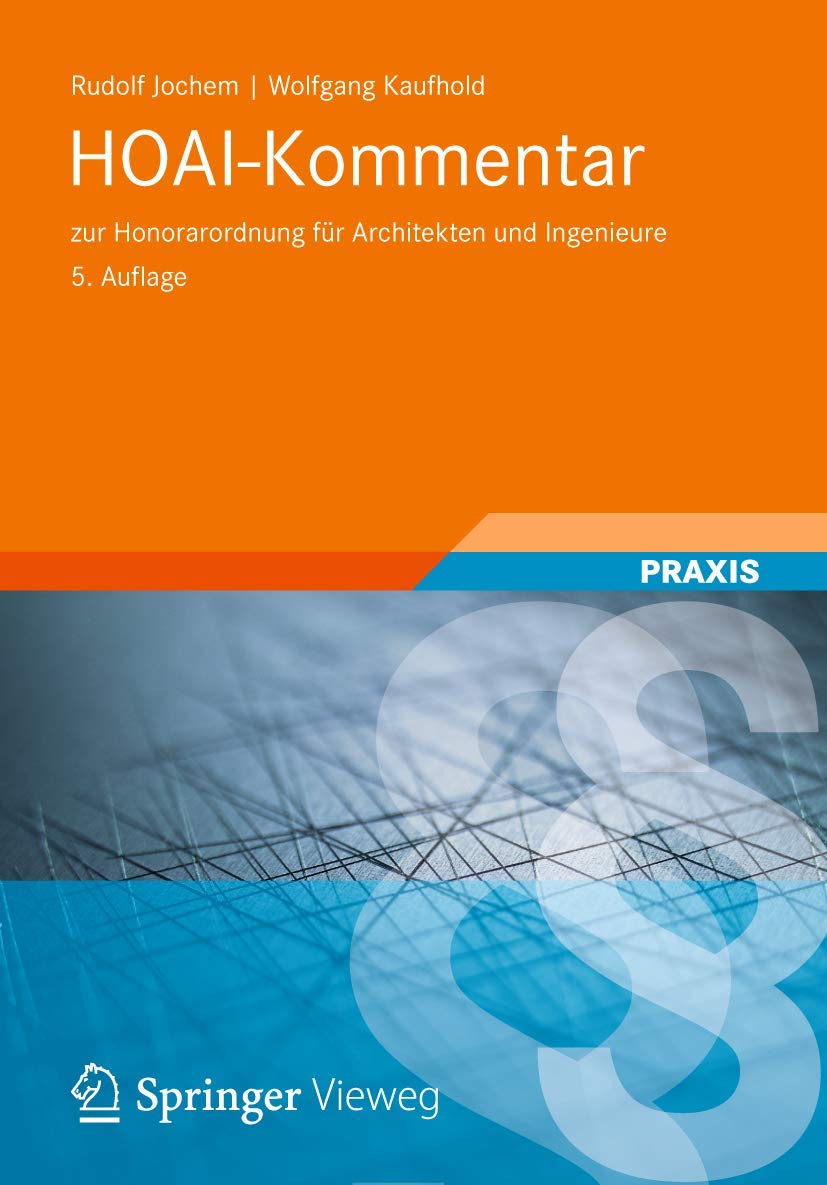 Hoai-kommentar: Zur Honorarordnung avec explications et calculs de tarifs