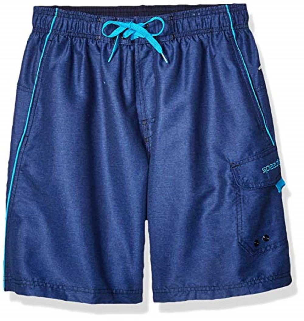 speedo Men's Marina Swim Trunk, Heather/Blue, Medium-picture-46
