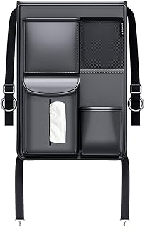 carro – Suporte organizador banco bolsa, organizador carro grancapacidacom vários bolsos, armazenamento no banco traseiro para organizador documentos, telefone e brinquedo Littryee