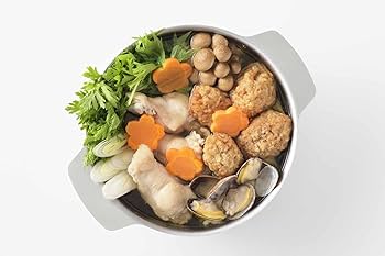 Amazon｜ヨシカワ 美味彩菜 卓上鍋 18cm 1.7L 目盛り付き IH・ガス火