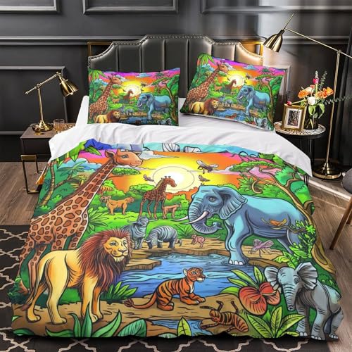Housse de couette avec fermeture éclair pour literie king size