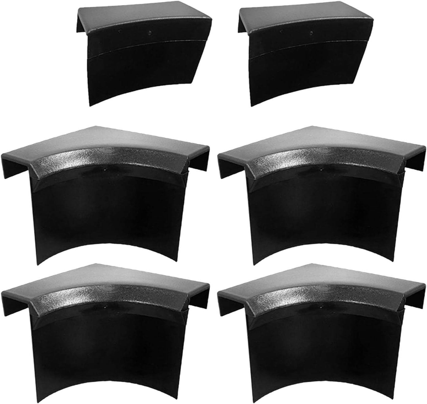 Vaveren 6pcs Billiards Table Pocket Liner Black Billiards Liner