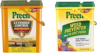 246422 Extended Control Weed Preventer and Preen Garden Weed Preventer Plus Plant Food