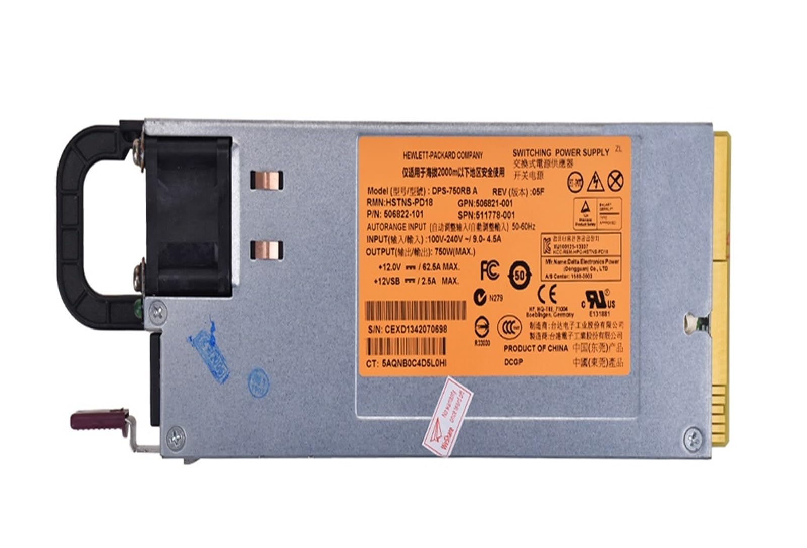 Alimentation 750W DPS-750RB A stable à haut rendement pour DL380
