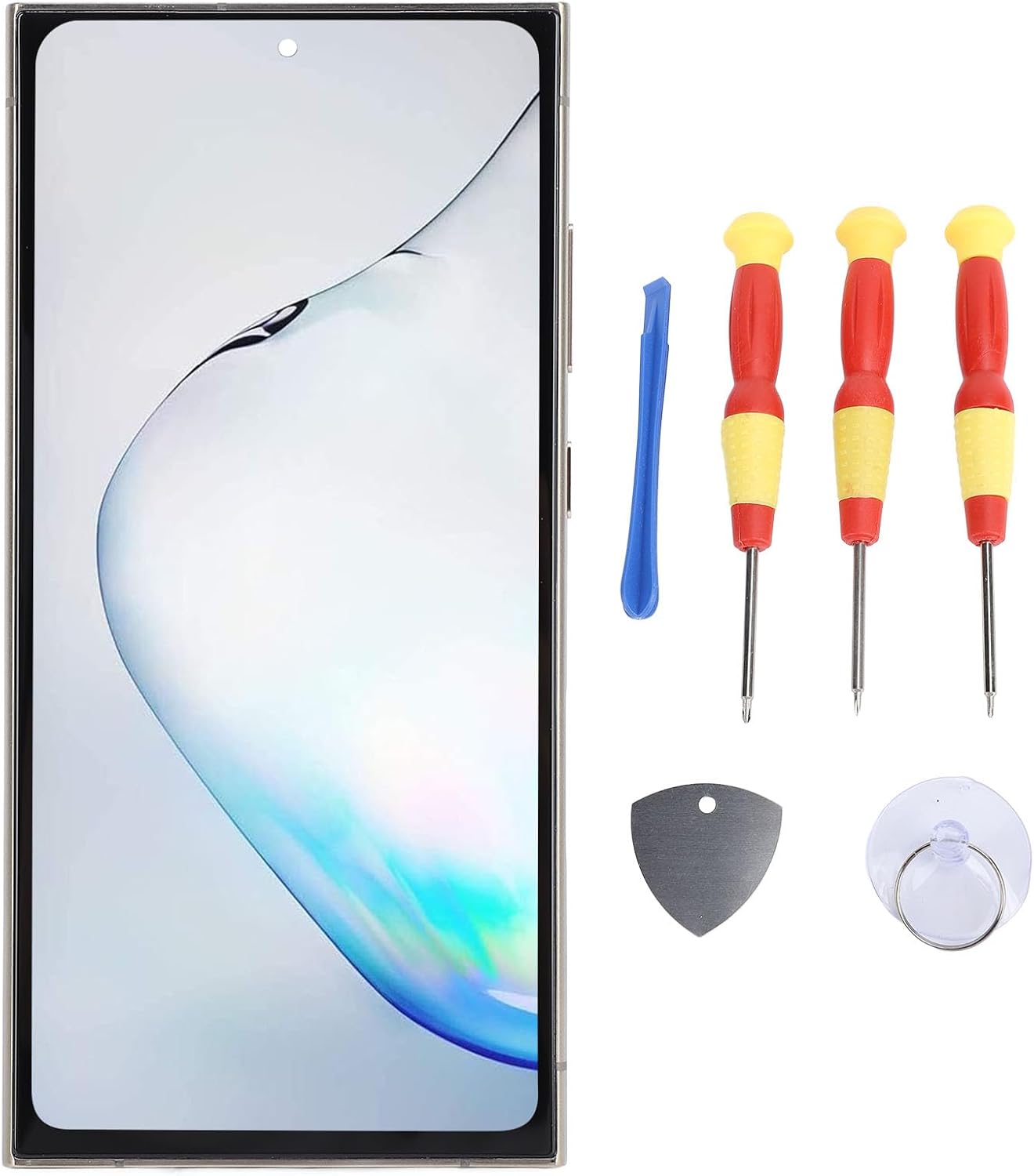 Screen Repair for S24 Ultra US Version Phone, Touchscreen Digitizer Assembly with Frame, Phone Touch Screen Assembly, Professional Installation (Gold)