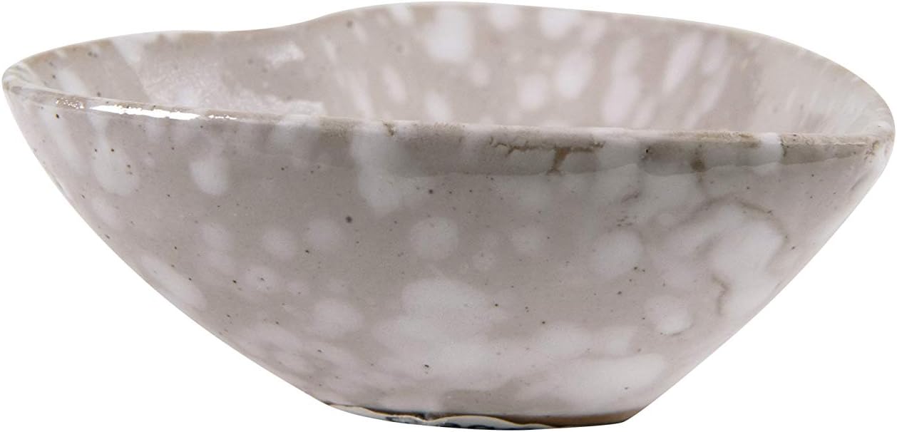 Creative Co-Op Stoneware Heart Dish with Antique White Finish - Image 4