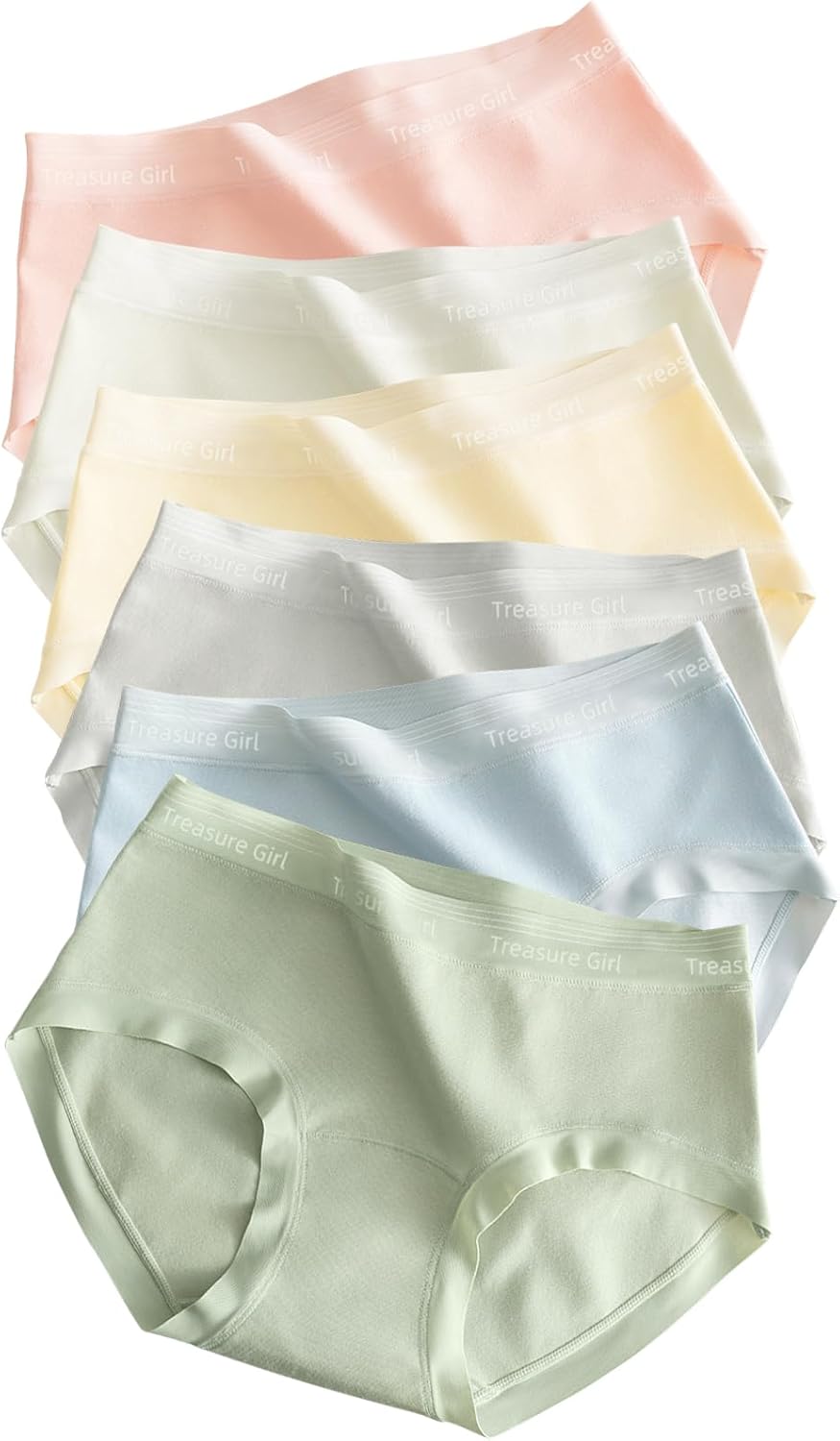 [SLEEPSINERO] 【綿100】 ショーツ パンツ レディース 下着 6枚セット 【抗菌防臭・食い込まない】吸湿速乾 大きいサイズ 蒸れない 通気 伸縮 響かない 美尻 コットン 柔らかい シームレスショーツ 女性用下着 パンティ
