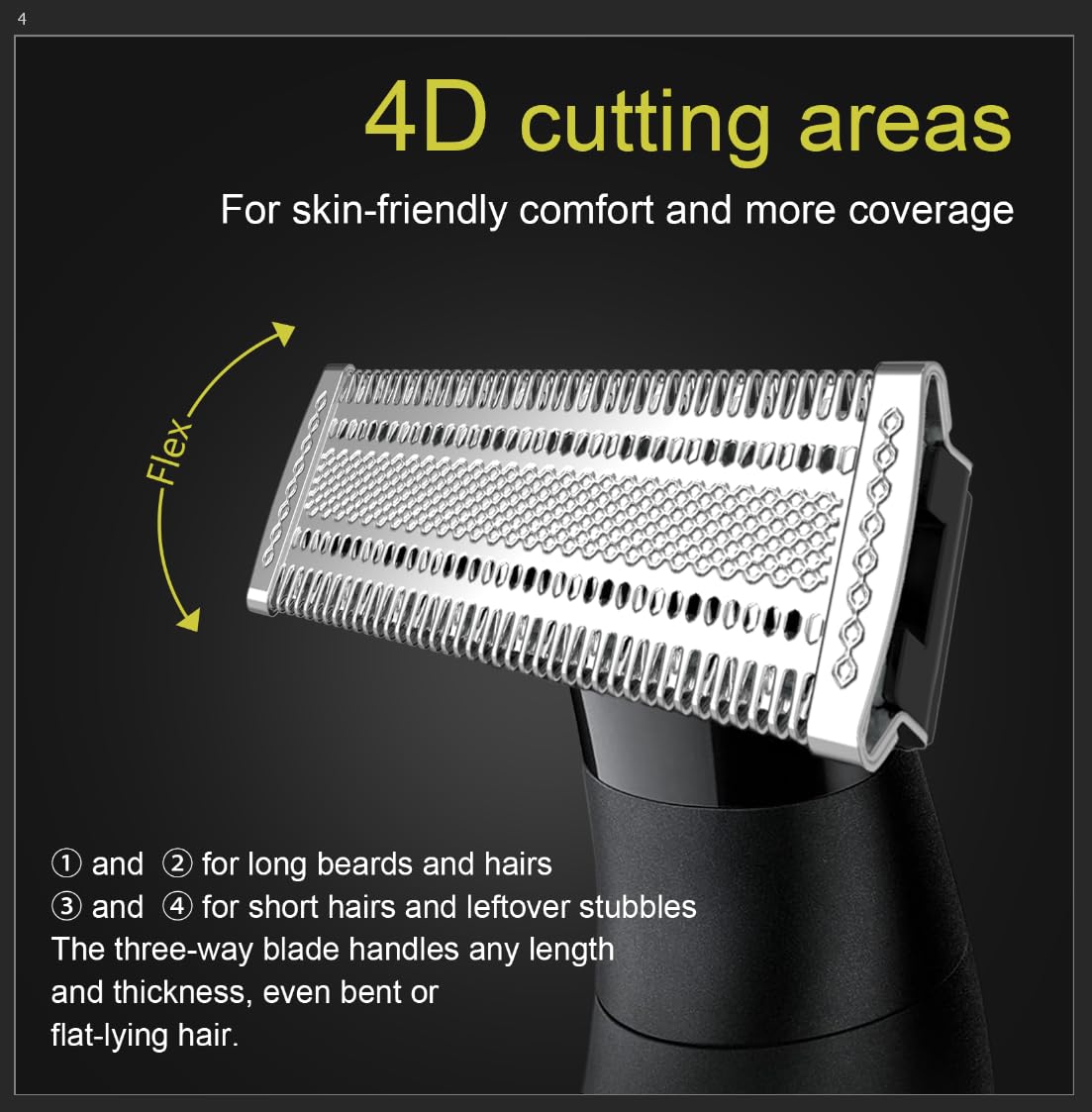 Cabezal de repuesto para afeitadora Braun Series XT5/XT3, compatible con los modelos XT3000 XT3100 XT3200 XT5100 XT5200 XT5250 XT5300 - Cabezal de afeitadora eléctrica todo en uno con cuchillas