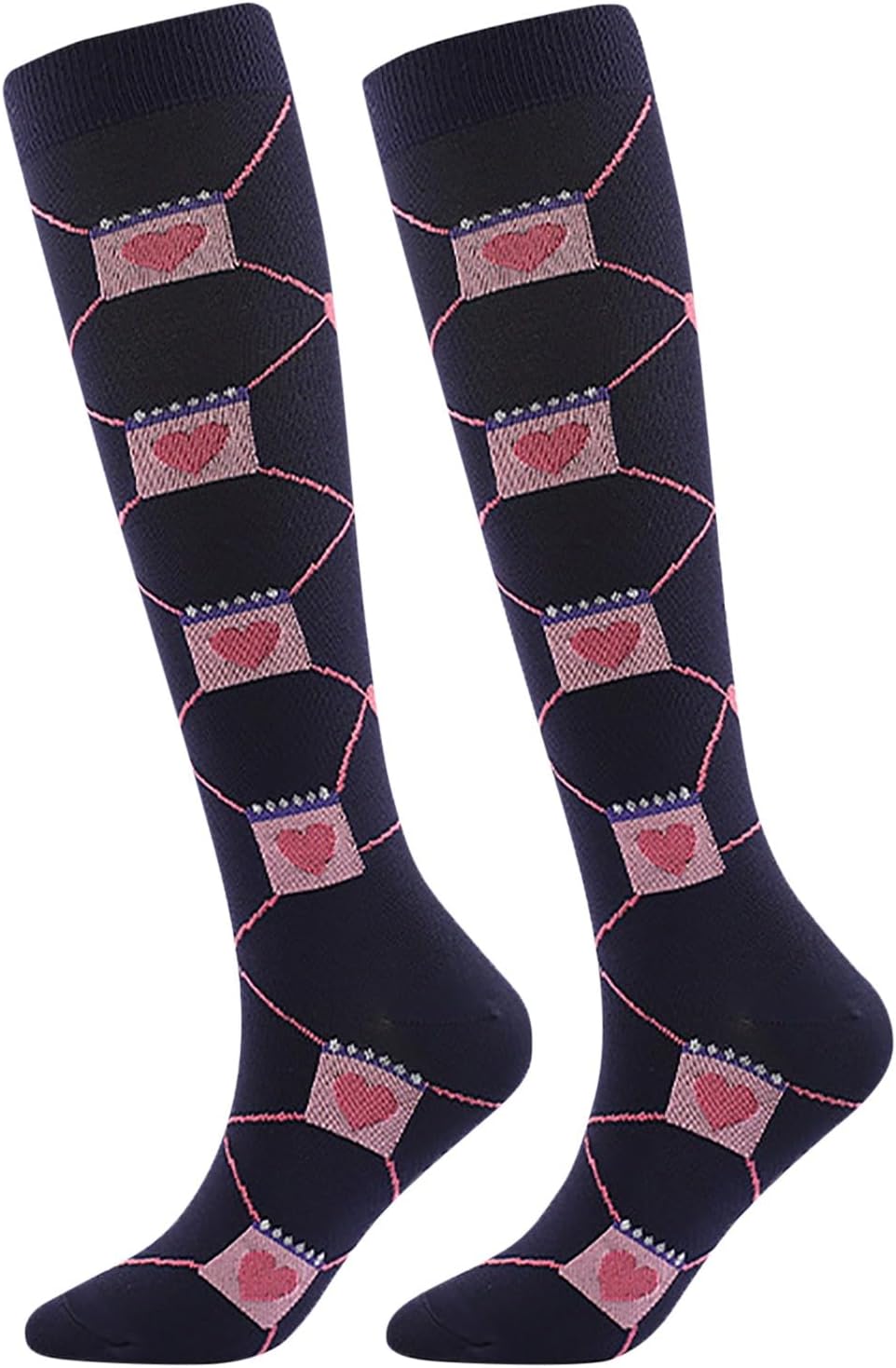 Women's Valentine's Day Compression Socks Pressure Calf Socks Sports