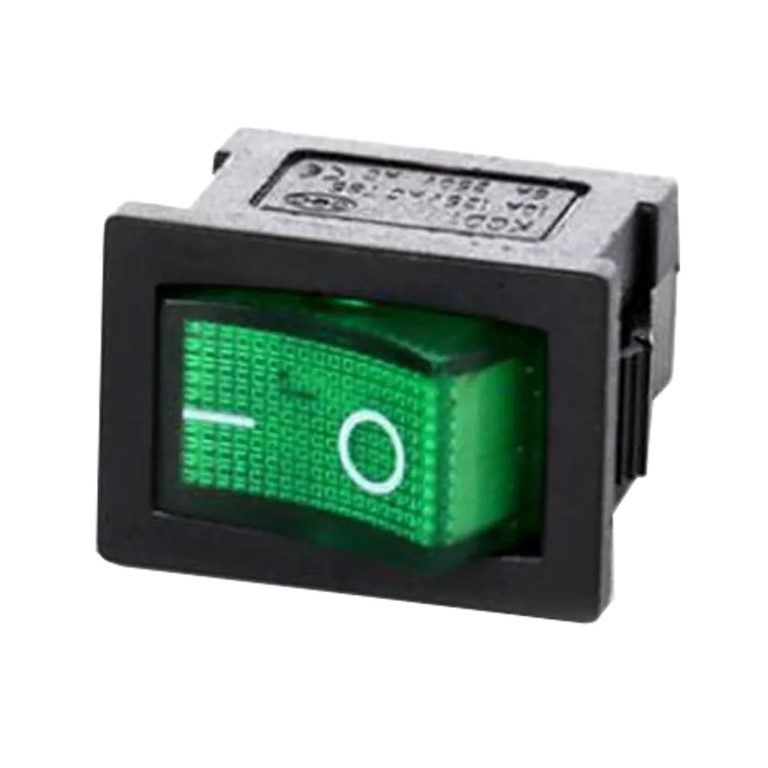 1Pcs Rocker Switch KCD1 Ship Type Two Gears/Three Gears 2 Feet 3 4 6 with Light Boat Power(4 F 2 G R)