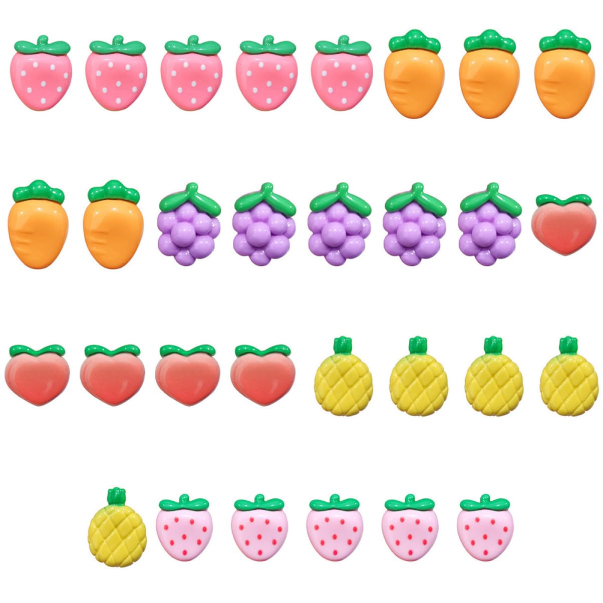 jojofuny 4 Sätze Obst Pin Bunte Karten Reißnägel Pinnnadeln Karten Reißnägel Pinnnadeln Für Karten Pinnnadeln Für Pinnwände Pinnwände Pinnwände Pinnwände Aluminiumlegierung 30 Stück * 4