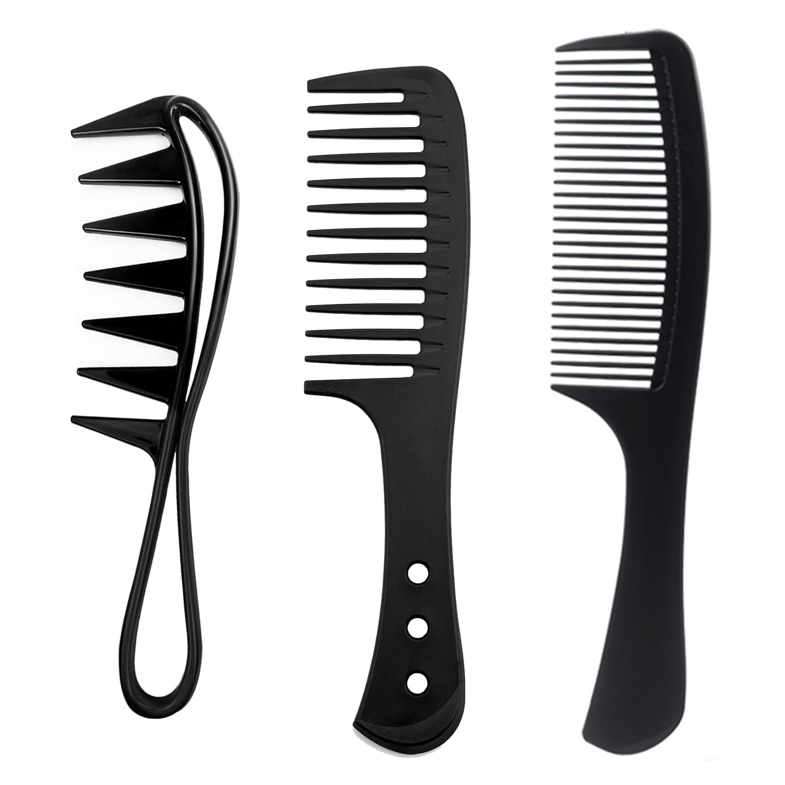 3Pcs Wide Tooth Comb for Curls Comb, Combs for Women for Wet Curly Hair and for All Types of Hair Styling