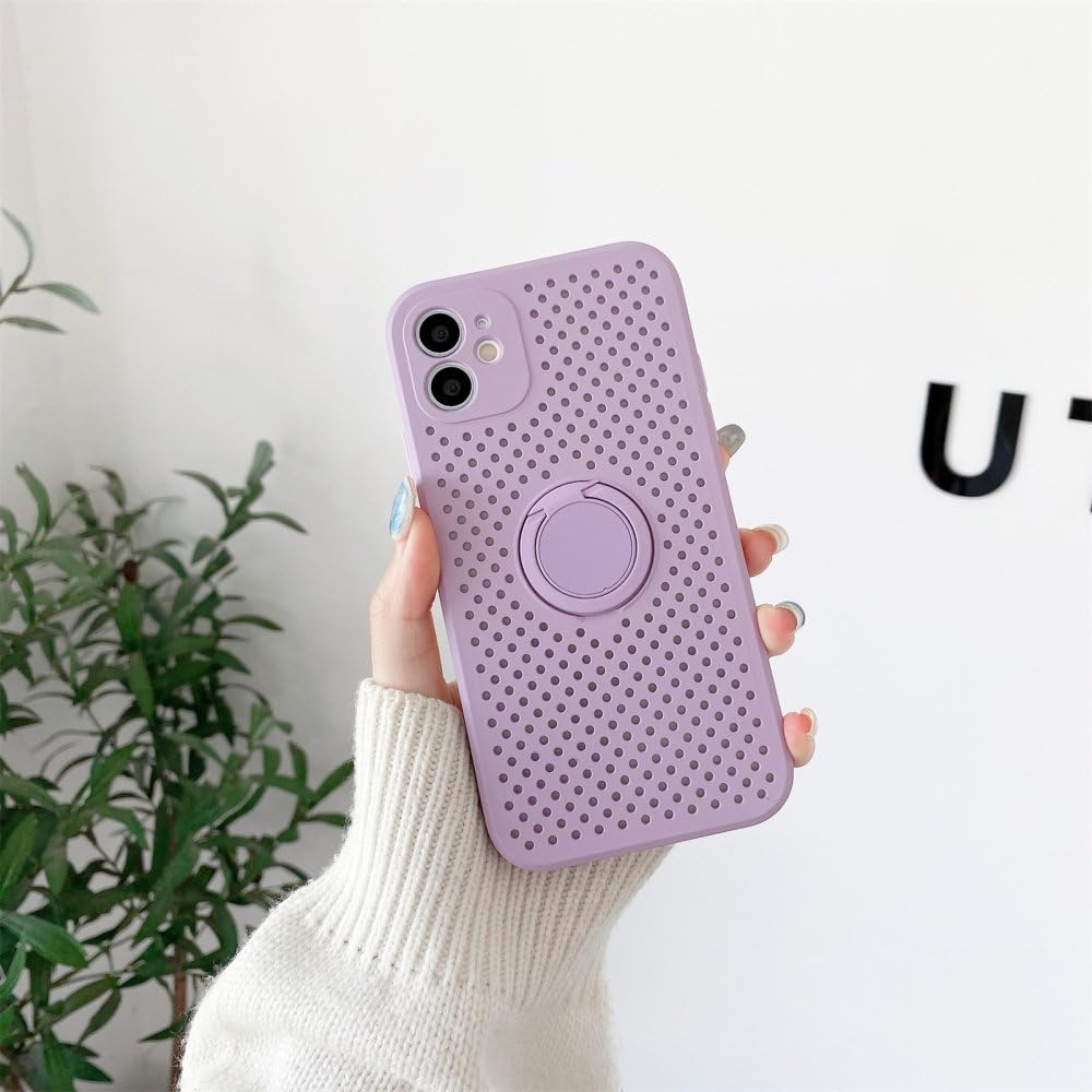 Coque de refroidissement pour iPhone 11 et 12 avec anneau support antichoc - 8