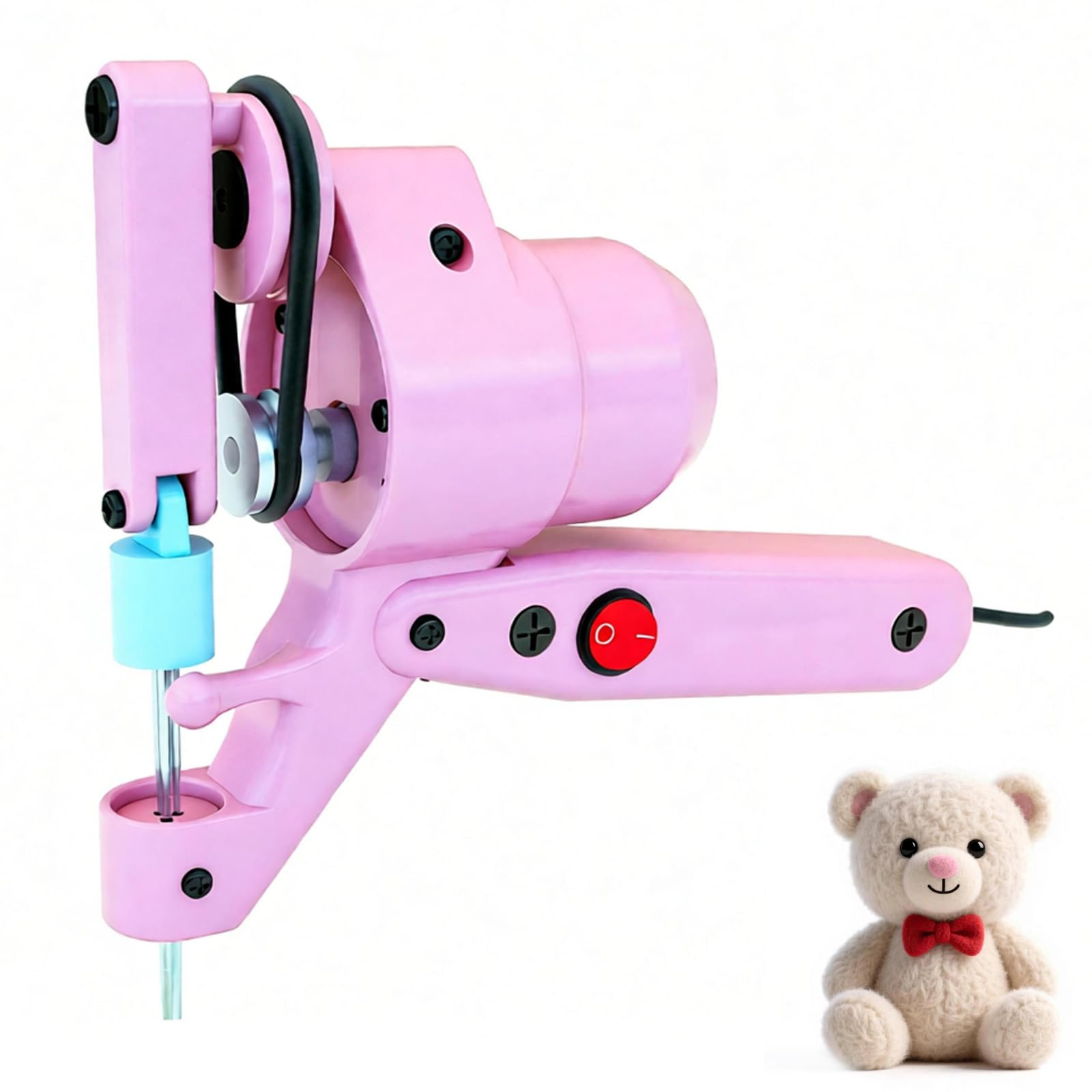 ZHJOPP Electric Needle Felting Machine, Handheld Felt Punching Tool, for Wool Felting Enthusiasts to Paint Wool and Make Felt Crafts