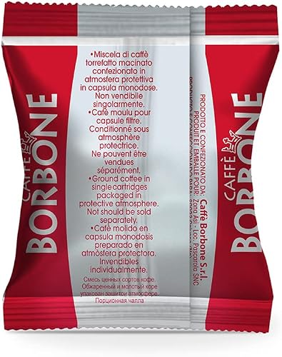 Caffè Borbone Coffee Respresso, Red Blend - 100 Capsules - Compatible with Nespresso®* Home Machines - 7