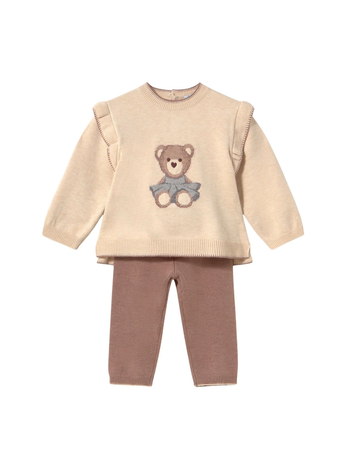 Mayoral Set Hose Trikot für Baby - Mädchen Beige
