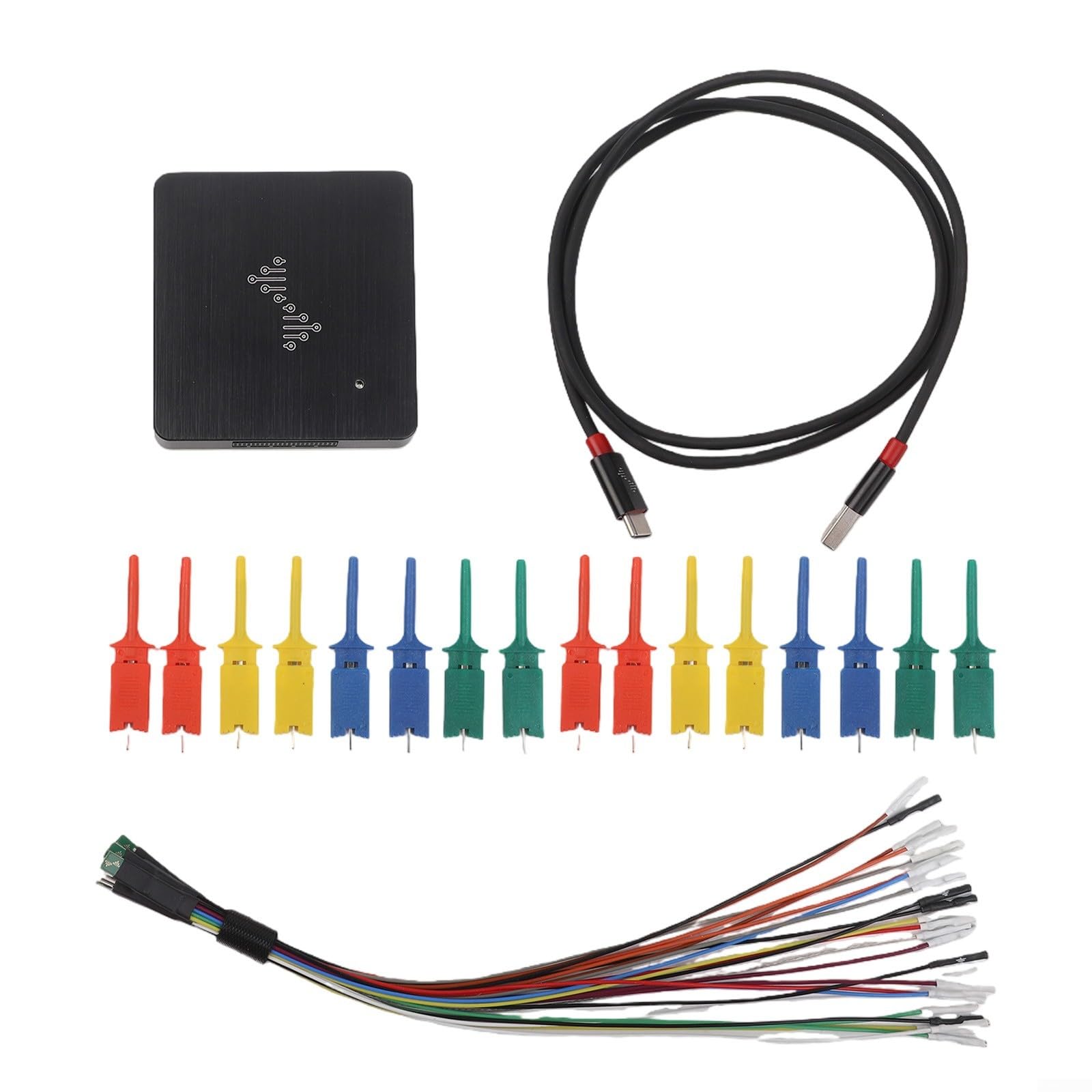 Analizador de lógica digital 16 canales 400M Osciloscopio USB de frecuencia de muestreo para sistema integrado depuración FPGA placa de desarrollo probador microcontrolador