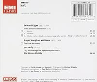 Vista 2 de Elgar: Concierto para violín/Vaughan Williams: La alondra ascendente