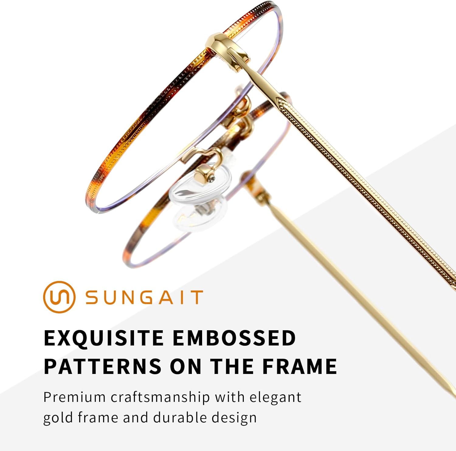 SUNGAIT Polarized Lightweight Sunglasses Womens Unique Design Retro Sun Glasses for Men Vintage Classic Shades UV Protection