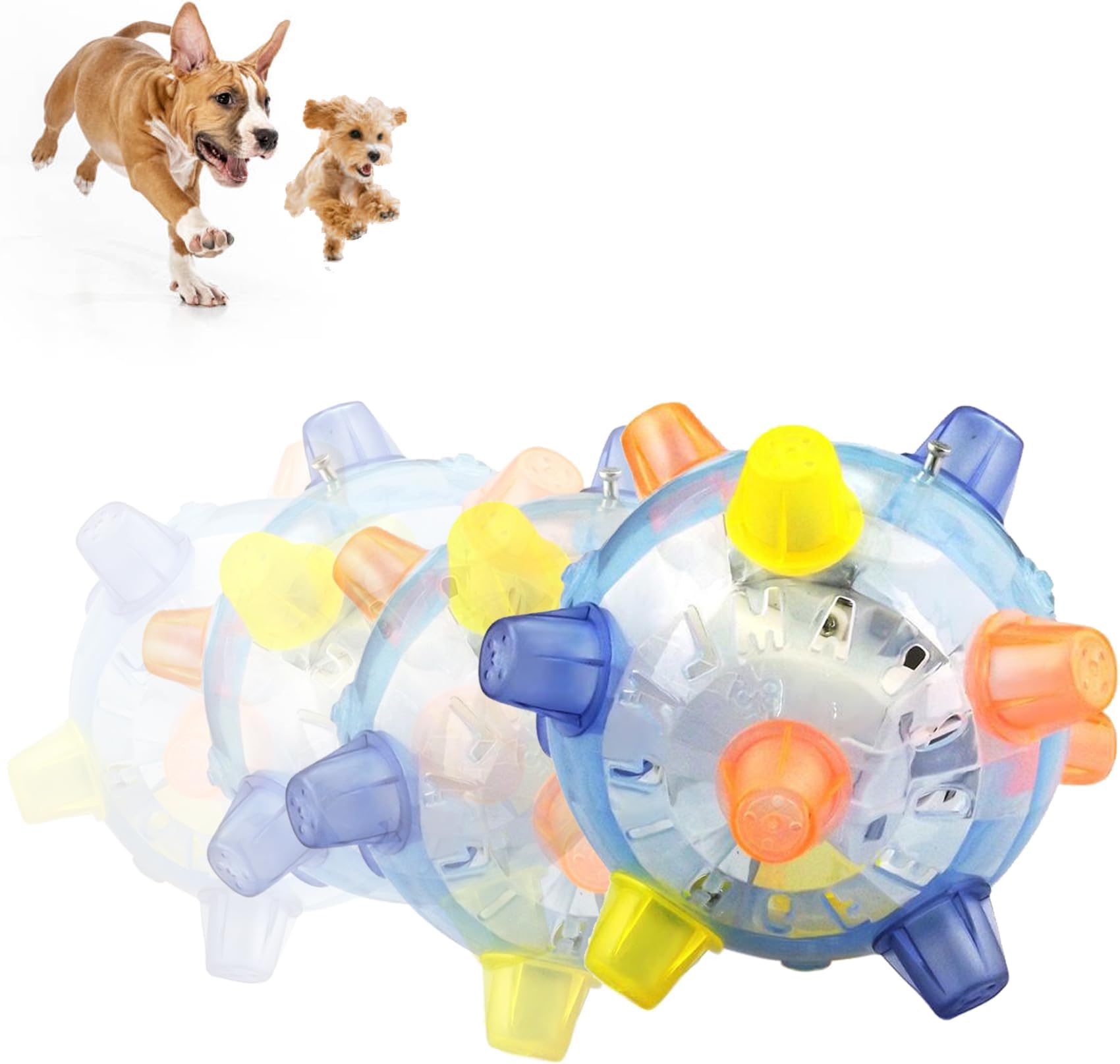 Jumping Activation Ball for Dogs and Cats, LED Jumping