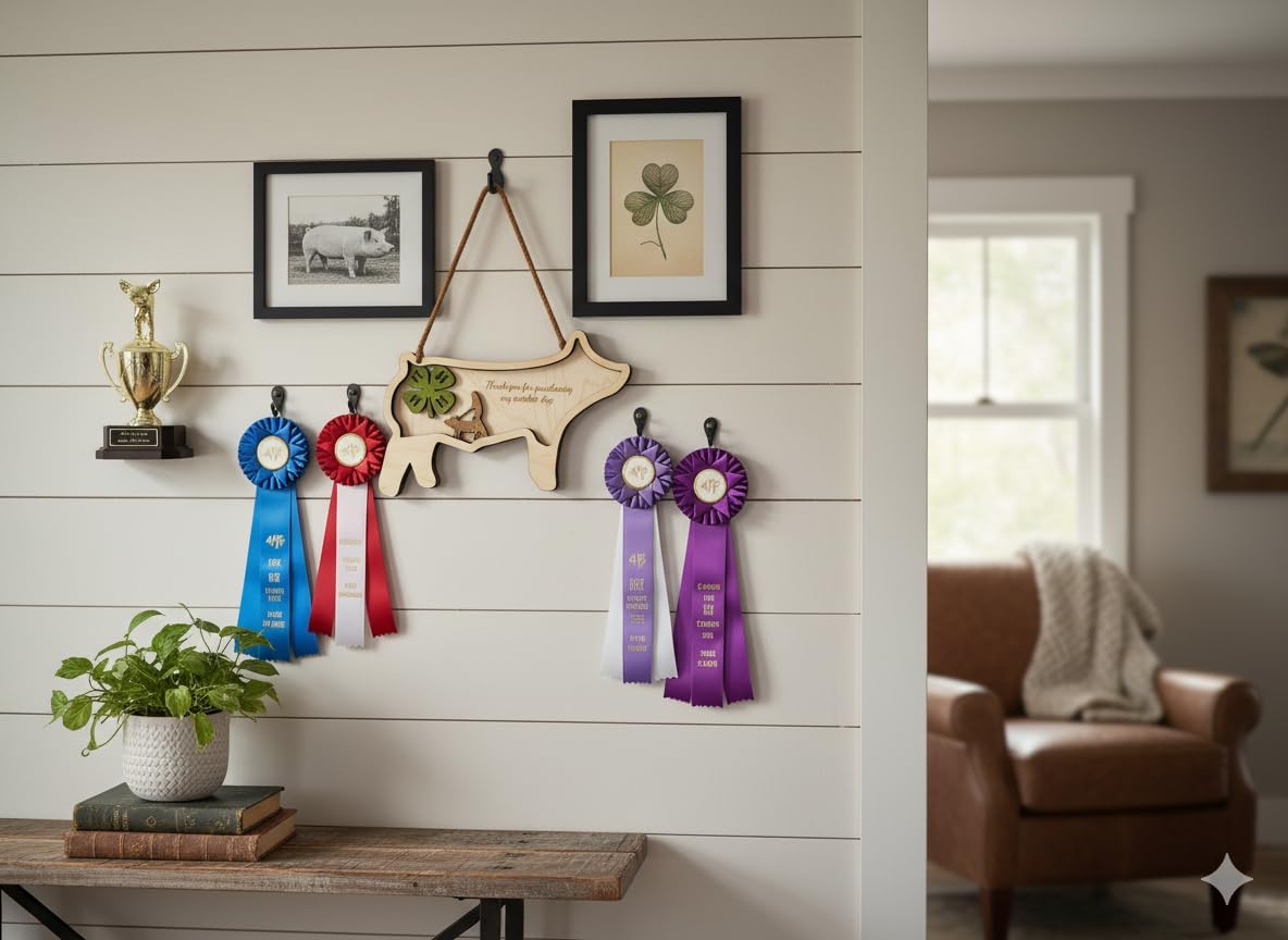 Show Market Pig Thank You Gift, Sponsor, Buyer, Award, 4H Custom Personalized