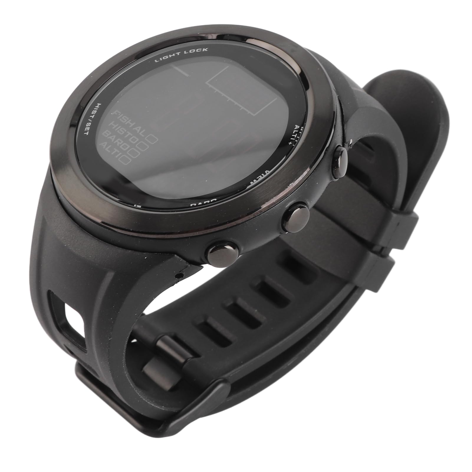 Orologio Barometro da Pesca, Altimetro Multifunzionale da Esterno con Termometro a Pressione Atmosferica, Punto di Pesca, Previsioni Meteo, per Appassionati di Pesca