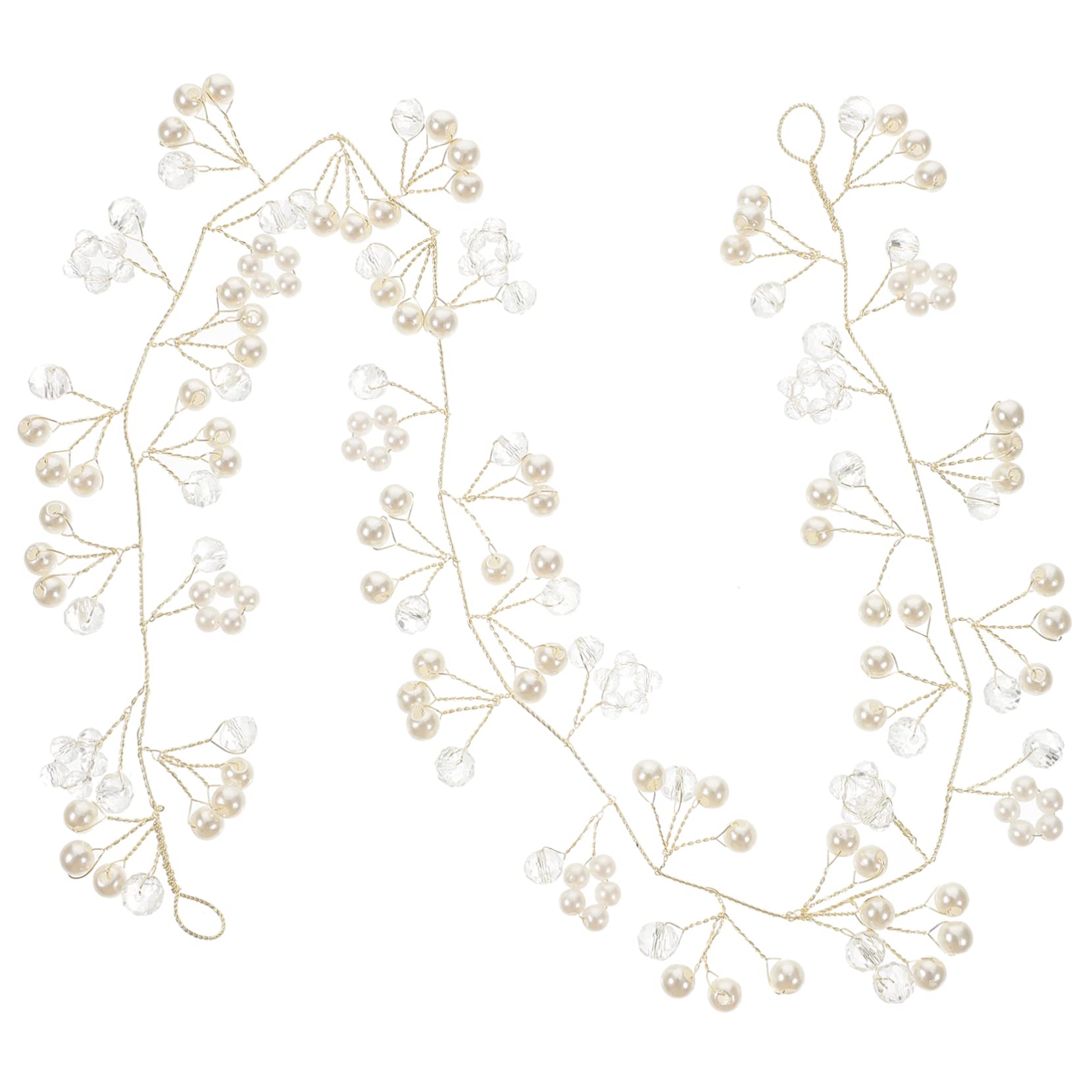 FRCOLOR 5 Piezas Diadema Con Cristales Diadema Para Niñas Lazos Para El Cabello Niña Diademas Para Niñas Tocado Novia Damas Diademas Accesorios Perder Con Cuentas