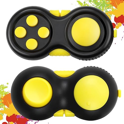 Miniatura 57 de WTYCD El Fidget Retro original: Juego de control clásico de goma Fidget Focus Toy con funciones de 8 vueltas y cordón - perfecto para aliviar