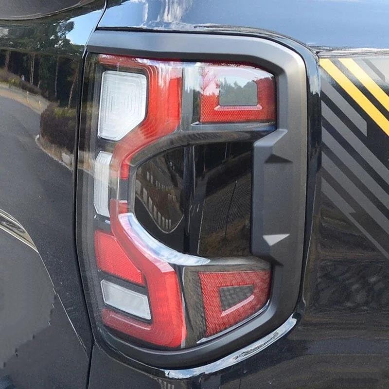 Ajuste cubierta las luces traseras Ranger T9 negro mate protector 3