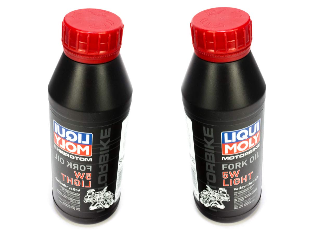 LIQUI MOLY Motorbike Gabelöl 5W light 2 Stück á 500 ml