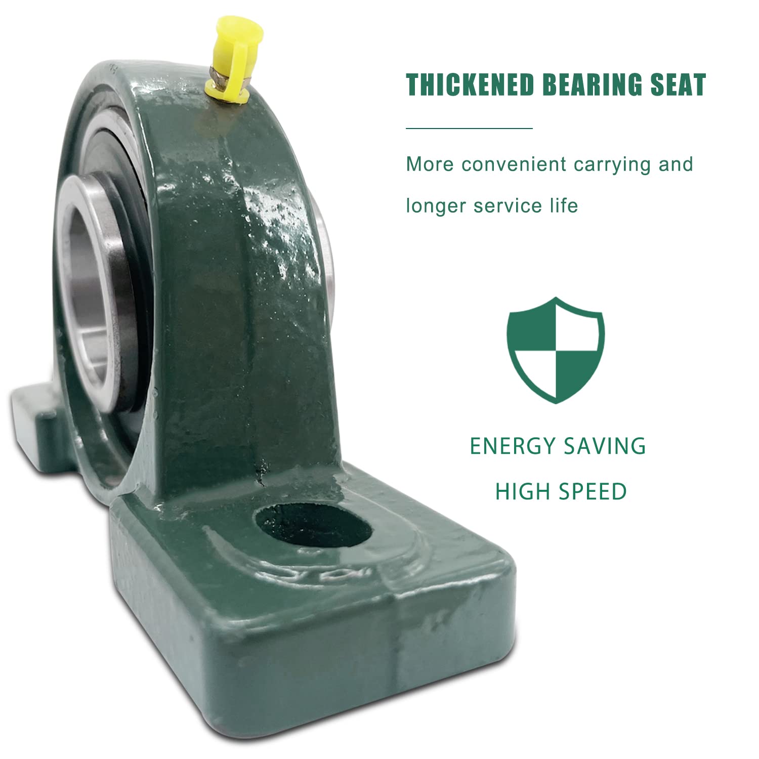 UCP208-24 Pillow Block Bearing 1-1/2" inch Mounted Bearing Chrome Steel Bearings with 1 1/2" Bore Self Alignment