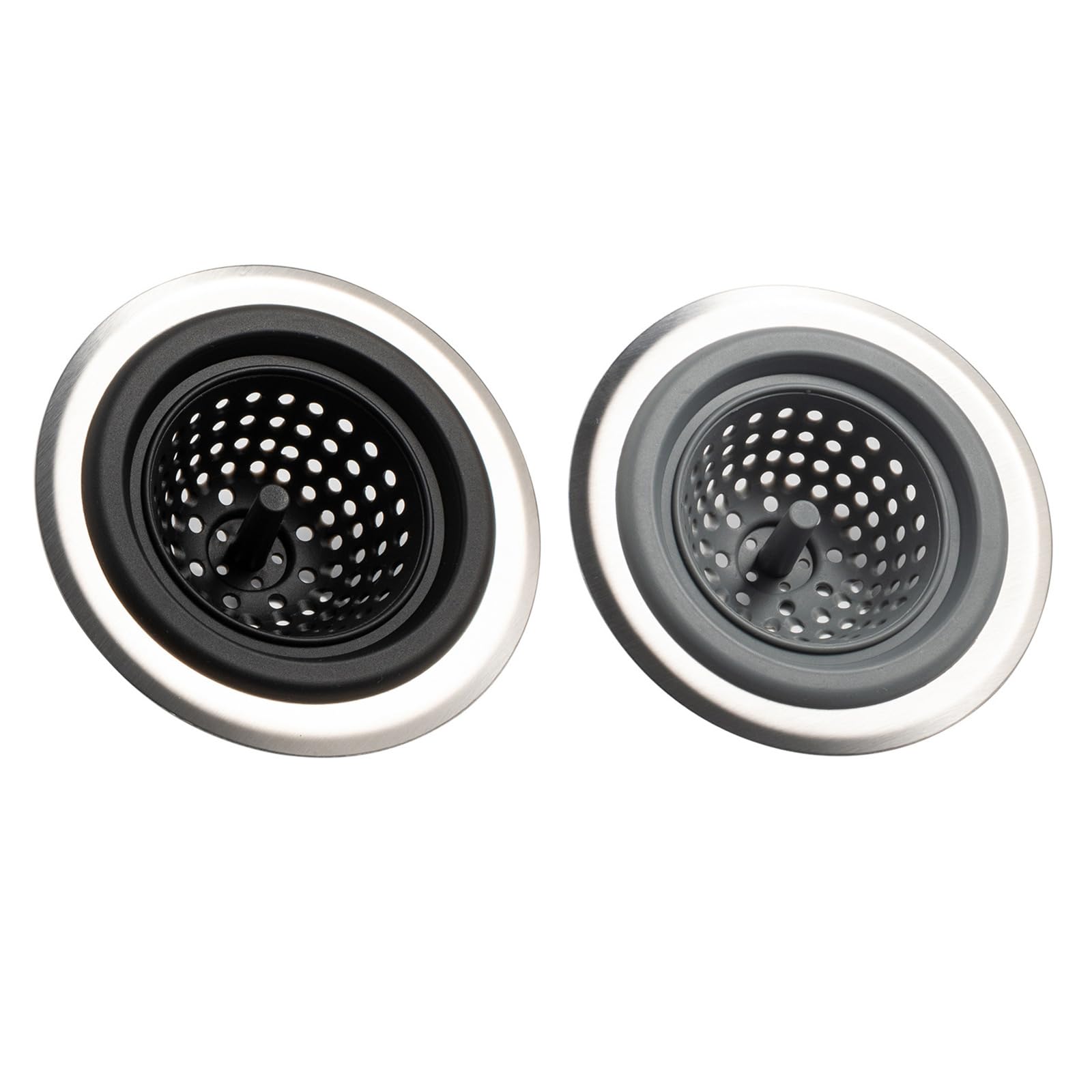 Non-slip Silicone Sink Strainer Drainer Shower Drain Hair Catcher Sewer Hair Filter Catcher Stopper Easy Clean Floor Drain Cover