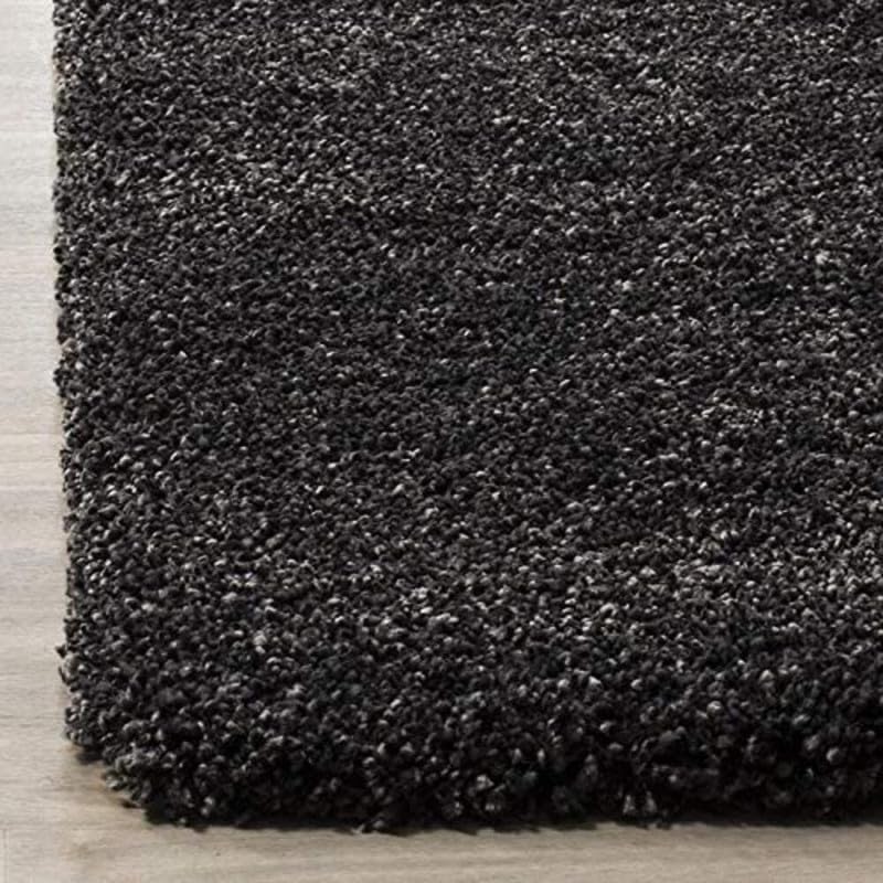 Image of Carpet for Living Room 5X7 FEET Modern Soft Shaggy Carpet Thick, Fluffy & 2 inch Pile Shag Rug for Your Kids Room, Bedroom & Livingroom (Dark Grey)