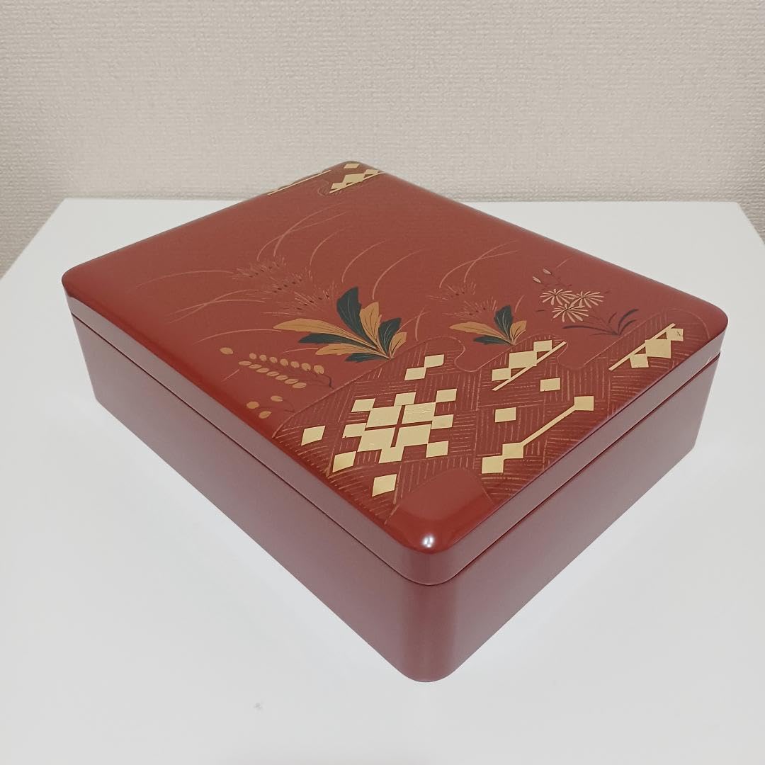 文庫箱　木製塗り物 文庫 松に鷹 黒 A4サイズ 木製 漆塗り 文箱 12-13104 漆器の井助