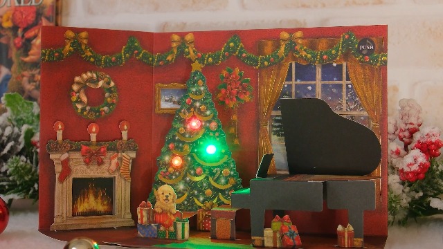 クリスマス♢トレイン ♢サンリオ ツリー♢音楽カード♢ 置物 クリスマス♢トレイン ♢サンリオ ツリー♢音楽カード♢ 置物