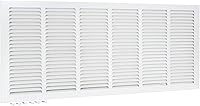 EZ-FLO 30x12 Return Air Grille Vent Cover for Wall or Ceiling - Solid Steel HVAC Register, White Matte Finish