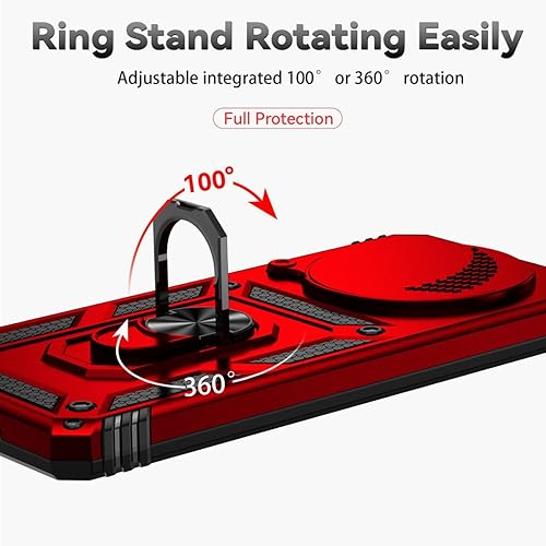 Miniatura 5 de Funda para Honor X9 4GHonor Magic4 Lite Any-LX1 con protector de pantalla de vidrio templado y cubierta para cámara deslizante, anillo magnético