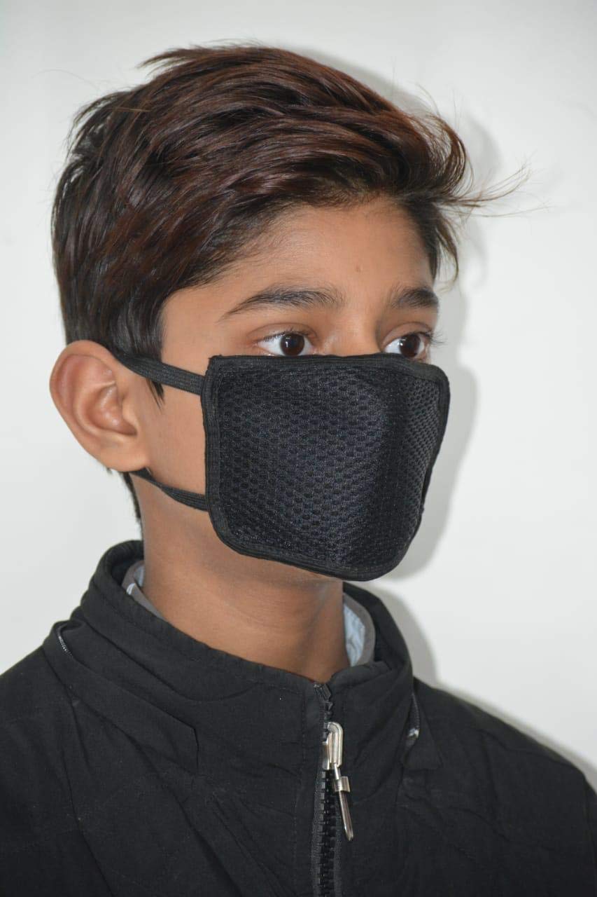 Crawl'in Reusable Anti Pollution Mask/Cotton Mouth Nose Cover Unisex Anti-pollution & Dust Mask (1) 1