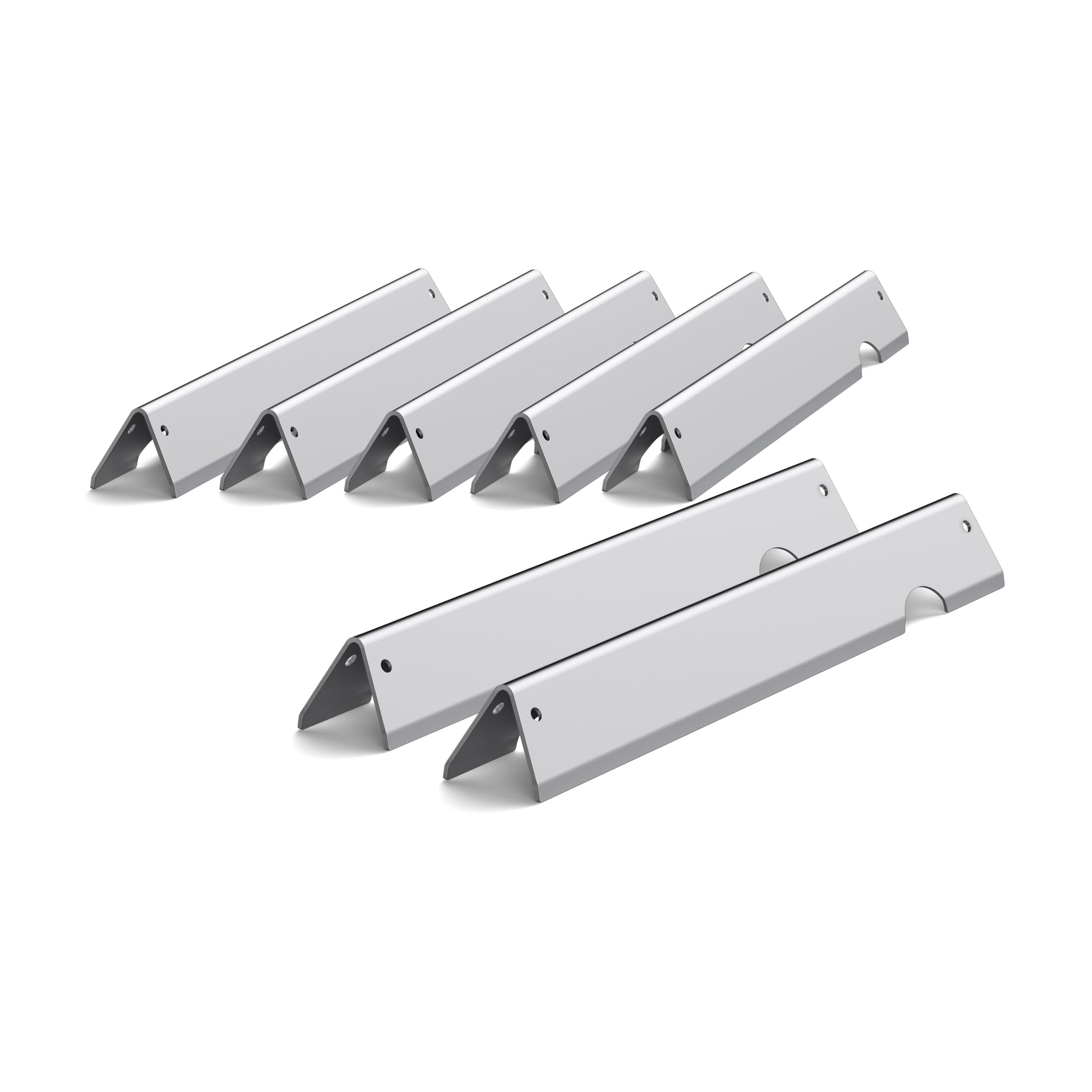 WEMEIKIT 66797 & 66033 Flavorizer Bars 17-Inch Replacement for Weber Genesis II E-410 E-415 S-435, Genesis II/LX 400 Series (2017 and Newer) Grill