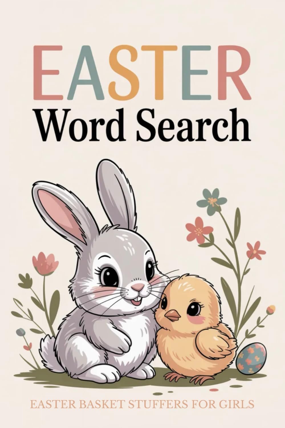 Easter Basket Stuffers for Girls: Word Search Puzzle Book with Solutions: 1500 Themed Hidden Words to Find
